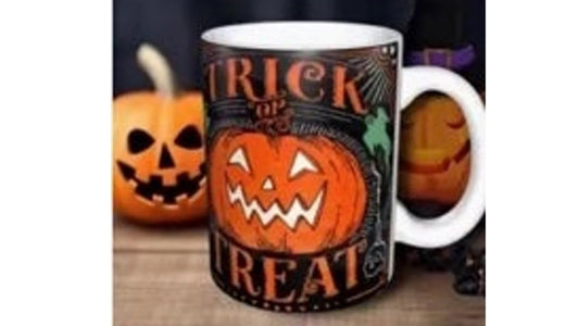 Halloween pumpkin coffee mug,for men & women